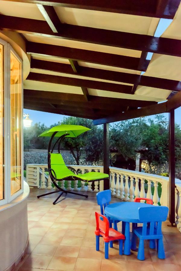 Villa Maxim With Private Pool & Tennis Court Halikounas 外观 照片