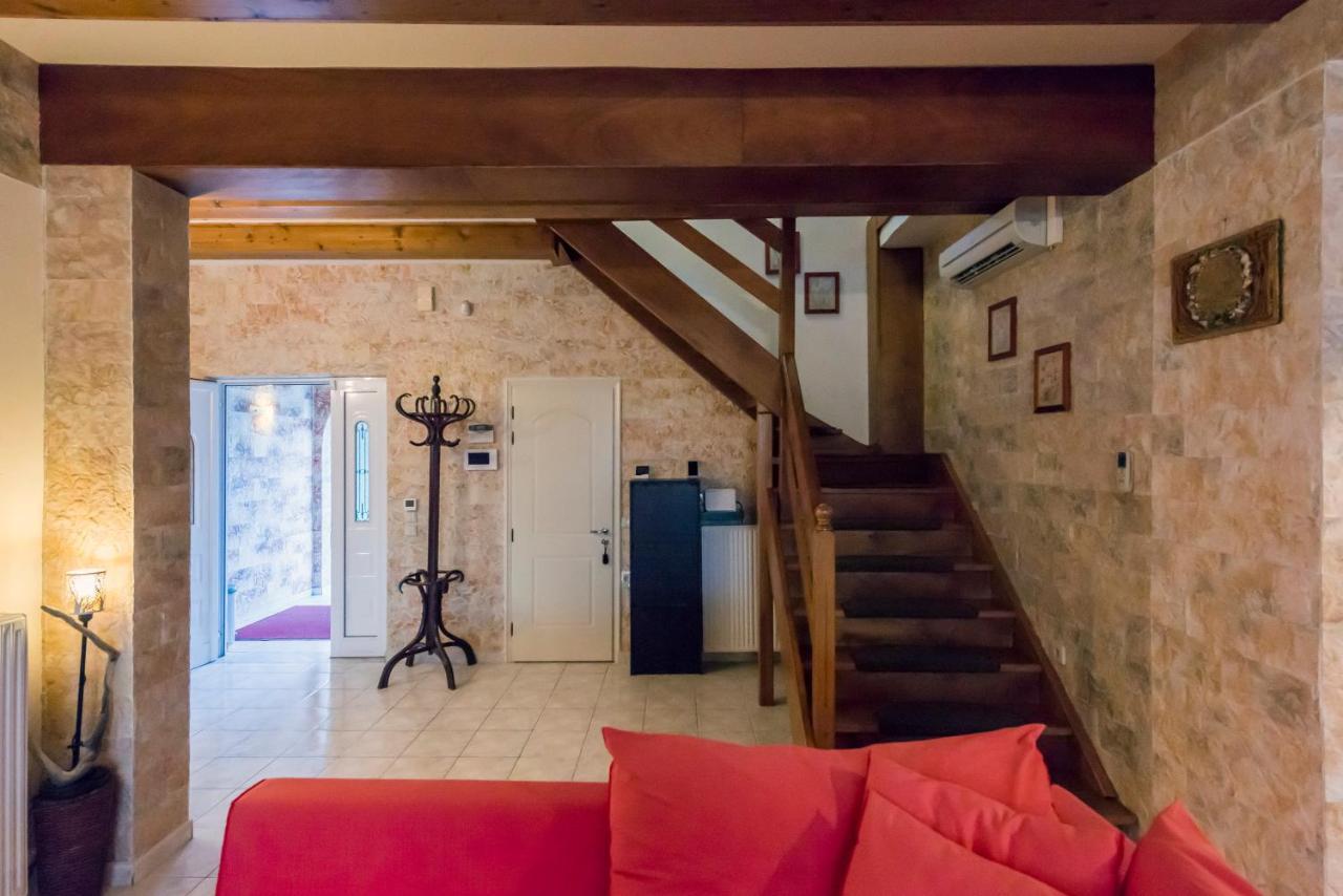 Villa Maxim With Private Pool & Tennis Court Halikounas 外观 照片