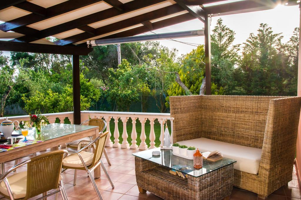 Villa Maxim With Private Pool & Tennis Court Halikounas 外观 照片