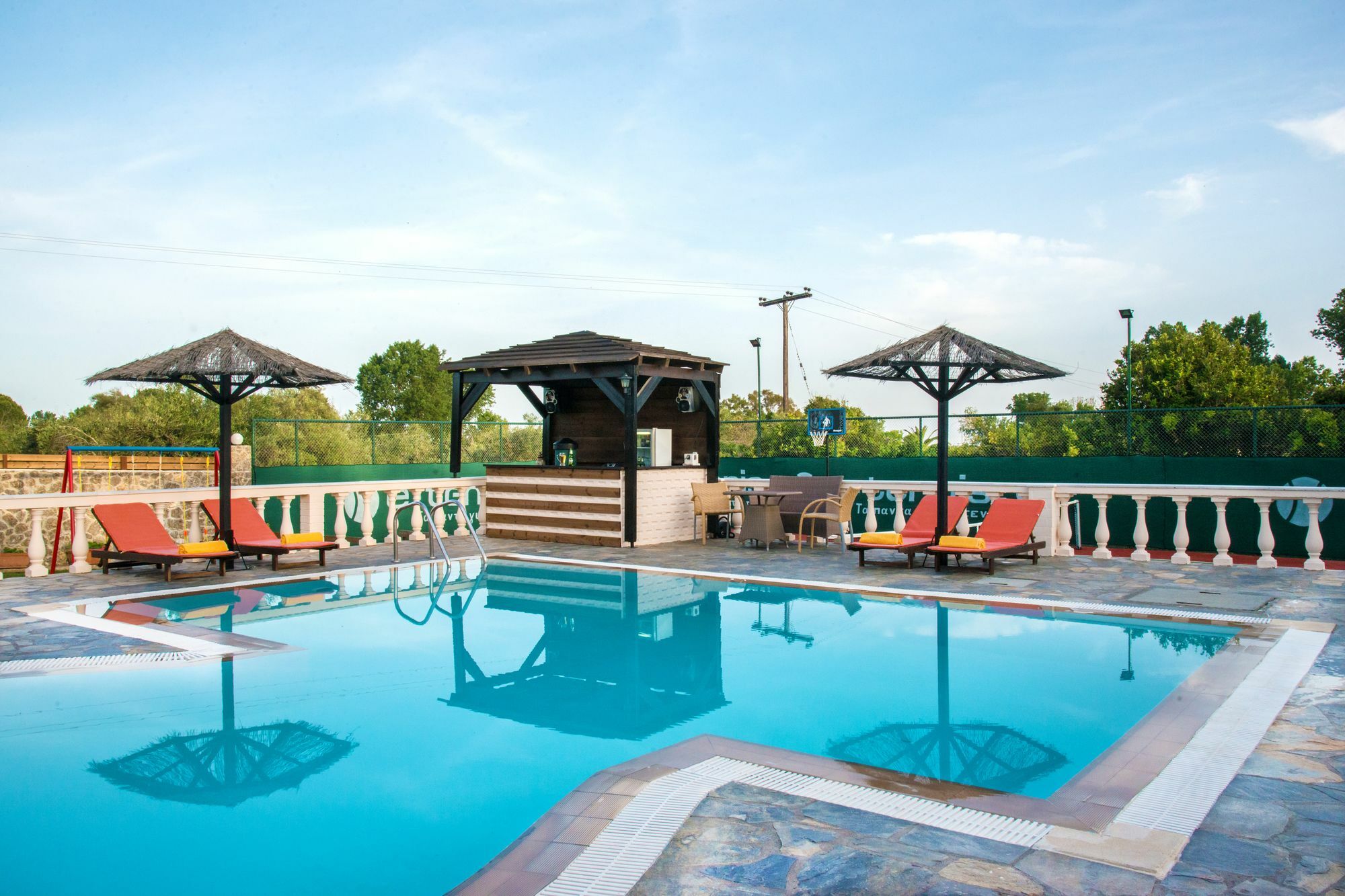 Villa Maxim With Private Pool & Tennis Court Halikounas 外观 照片