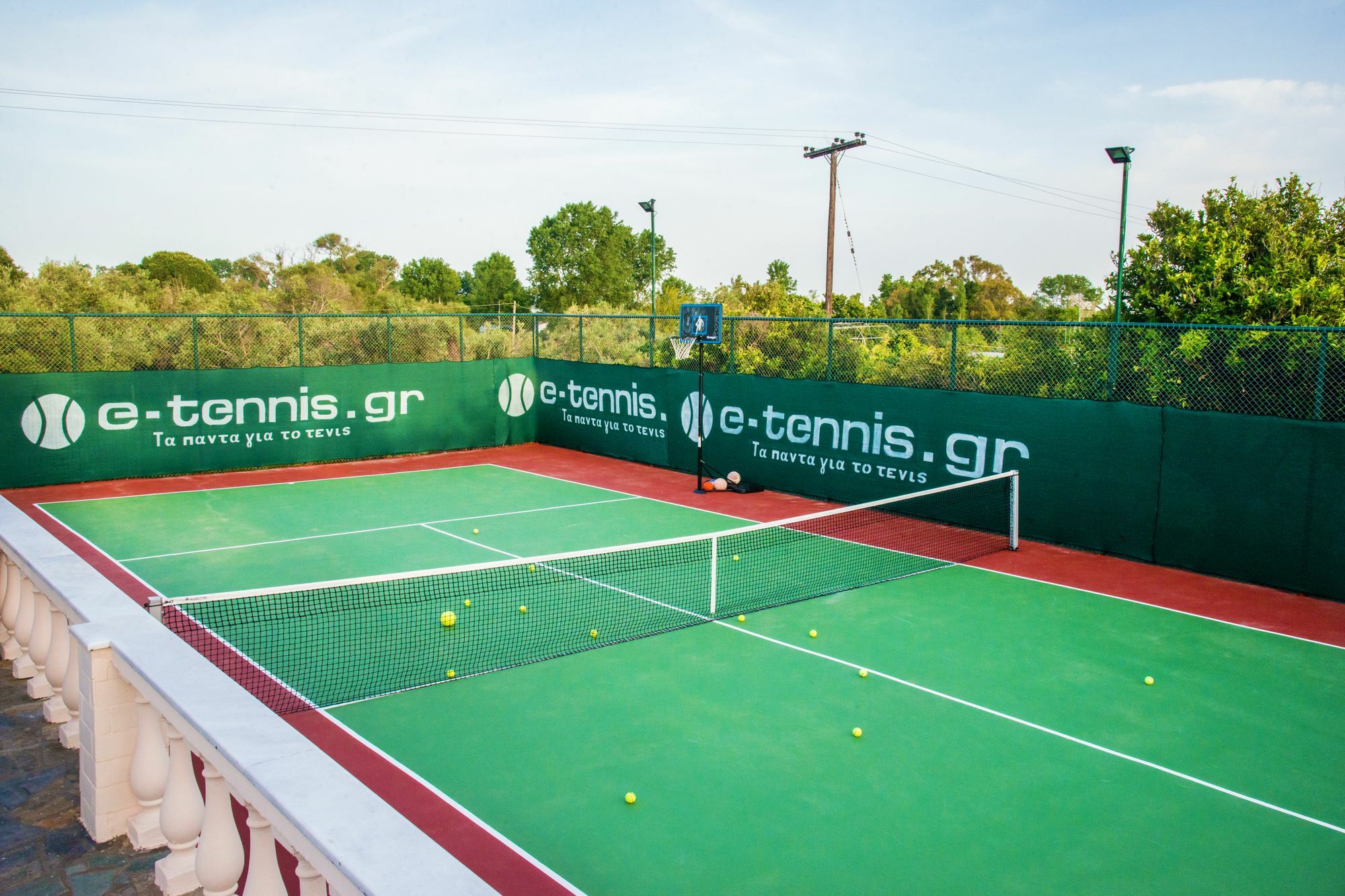 Villa Maxim With Private Pool & Tennis Court Halikounas 外观 照片