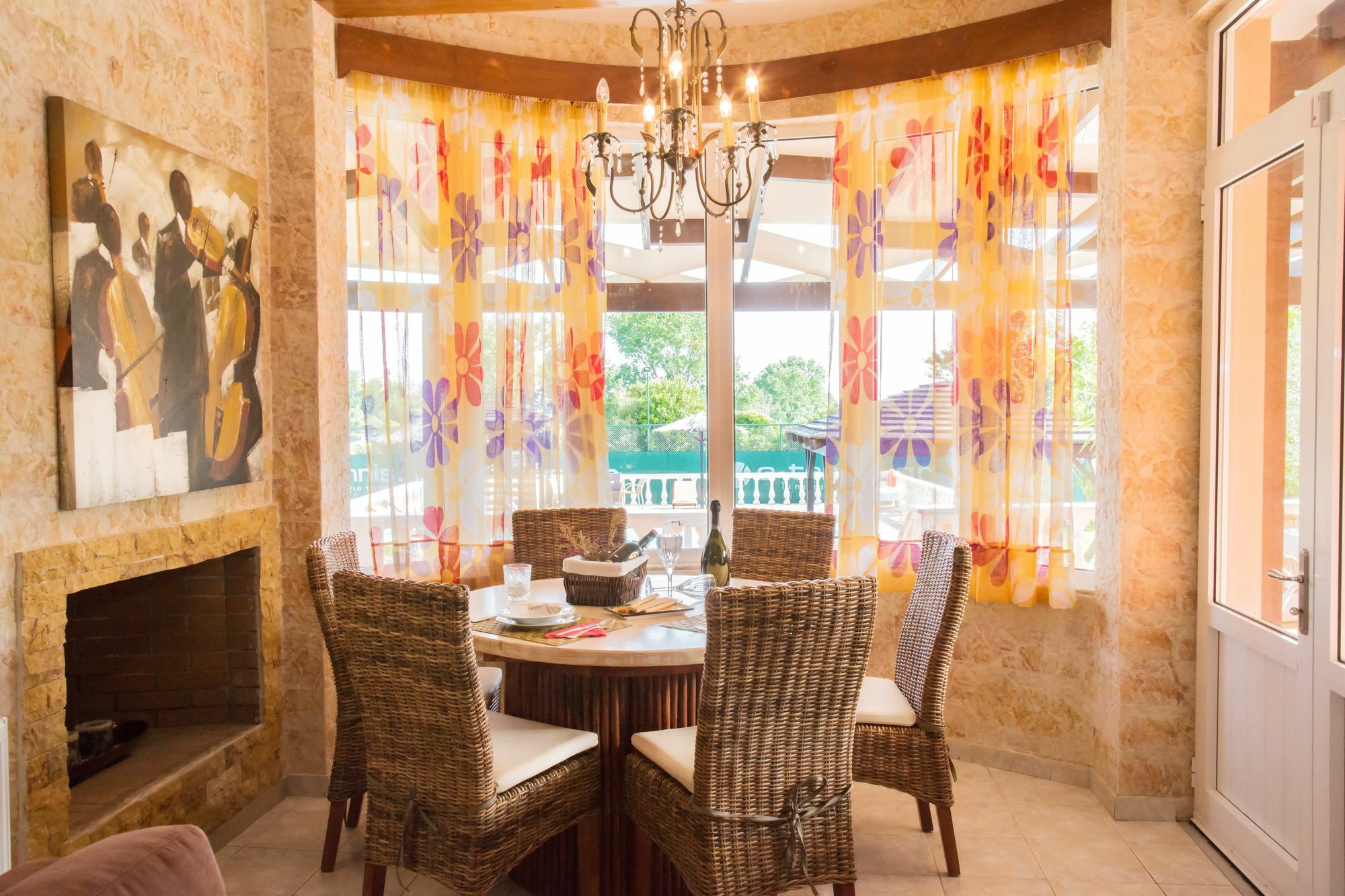 Villa Maxim With Private Pool & Tennis Court Halikounas 外观 照片
