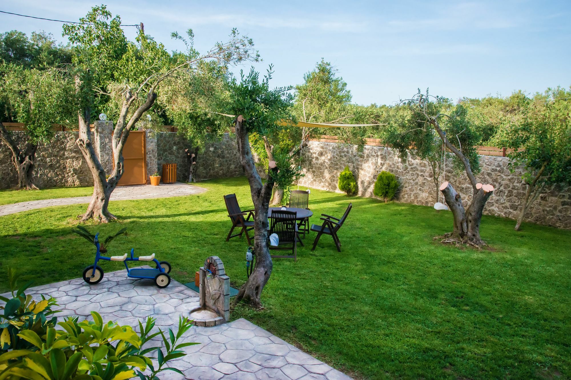 Villa Maxim With Private Pool & Tennis Court Halikounas 外观 照片